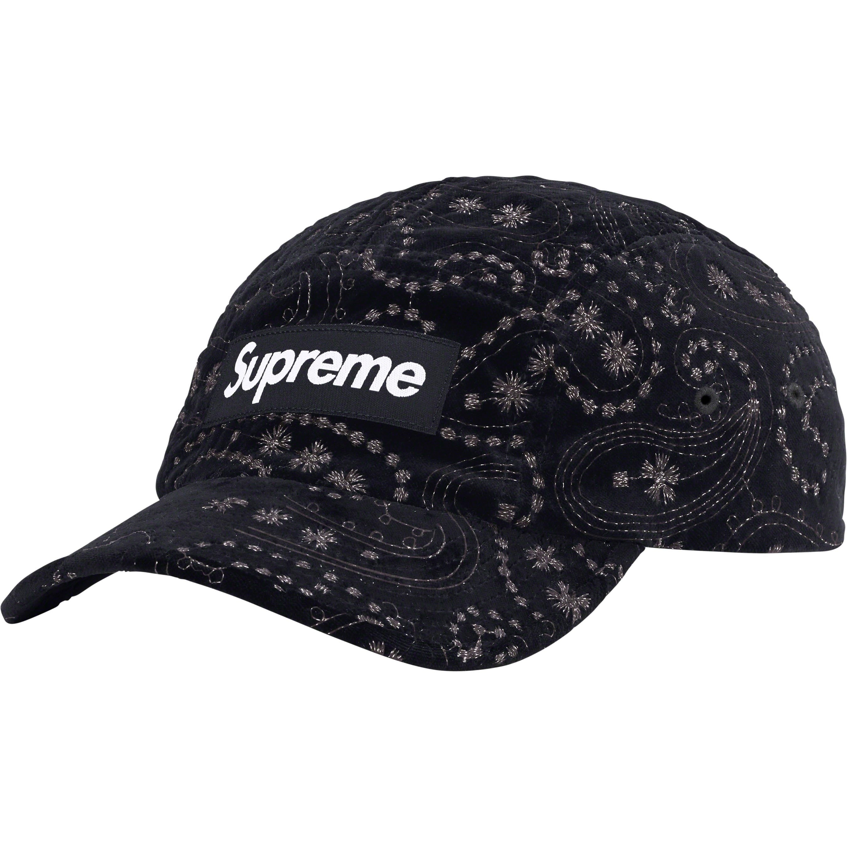 Velvet Paisley Camp Cap view 4